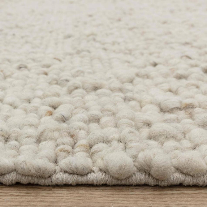 Adler Modern Plain Hand-Woven Textured Tonal Chunky Boucle Wool Loop Pile Ivory Rug-Asiatic Carpets-Rug Love - The Most Loved Rug Store