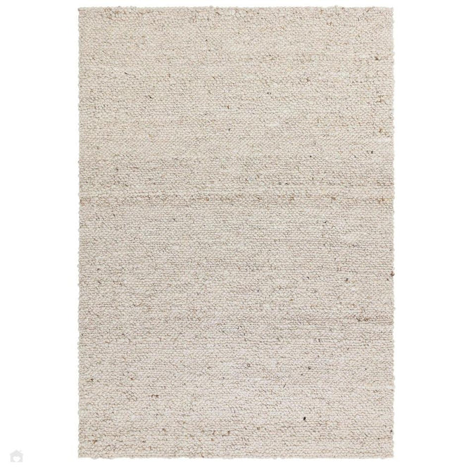 Adler Modern Plain Hand-Woven Textured Tonal Chunky Boucle Wool Loop Pile Ivory Rug-Asiatic Carpets-Rug Love - The Most Loved Rug Store