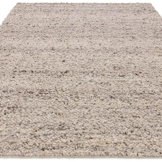Adler Modern Plain Hand-Woven Textured Tonal Chunky Boucle Wool Loop Pile Silver Rug-Asiatic Carpets-Rug Love - The Most Loved Rug Store