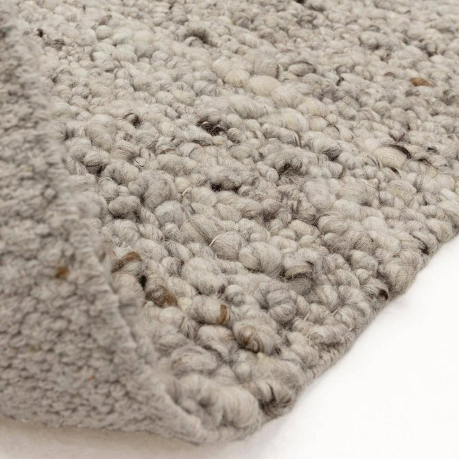 Adler Modern Plain Hand-Woven Textured Tonal Chunky Boucle Wool Loop Pile Silver Rug-Asiatic Carpets-Rug Love - The Most Loved Rug Store