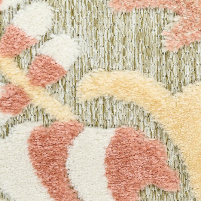 Aloha ALH17 In-Outdoor Sage/Rose Rug-Nourison-Rug Love - The Most Loved Rug Store