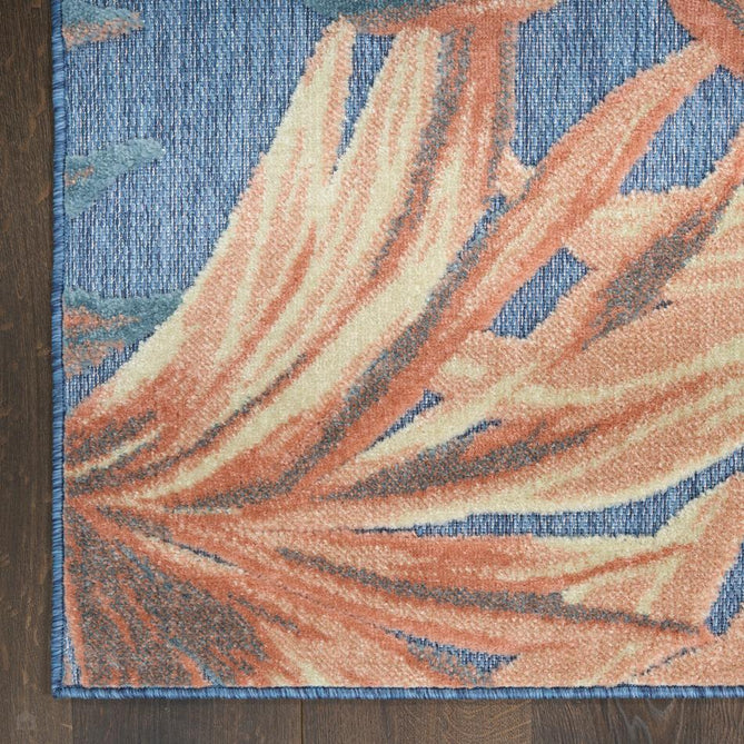 Aloha ALH43 In-Outdoor Blue/Rose Rug-Nourison-Rug Love - The Most Loved Rug Store