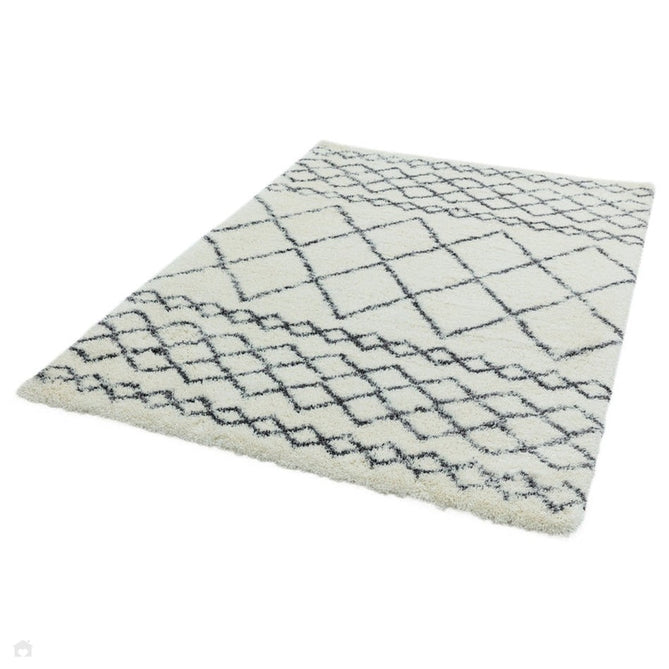 Alto AL02 Modern Moroccan Berber Soft Plush Boho Shaggy Cream/Grey Rug-Asiatic Carpets-Rug Love - The Most Loved Rug Store