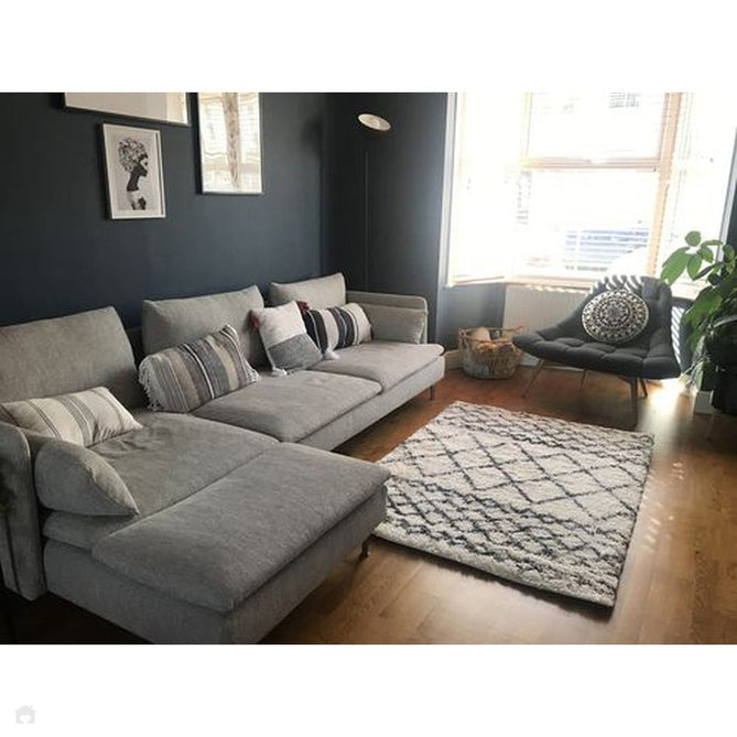 Alto AL02 Modern Moroccan Berber Soft Plush Boho Shaggy Cream/Grey Rug-Asiatic Carpets-Rug Love - The Most Loved Rug Store