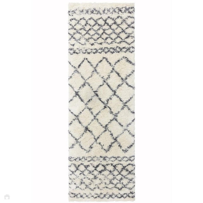 Alto AL02 Modern Moroccan Berber Soft Plush Boho Shaggy Cream/Grey Rug-Asiatic Carpets-Rug Love - The Most Loved Rug Store