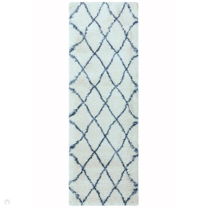 Alto AL03 Modern Moroccan Berber Soft Plush Boho Shaggy Cream/Blue Rug-Asiatic Carpets-Rug Love - The Most Loved Rug Store