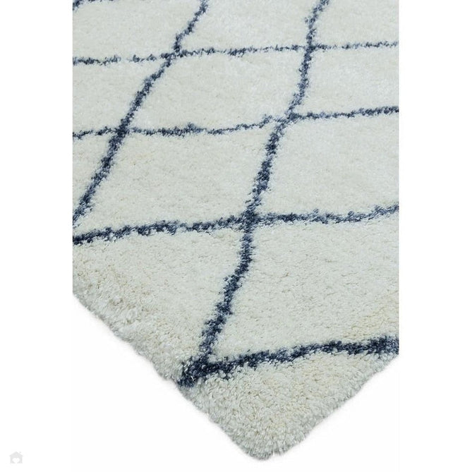 Alto AL03 Modern Moroccan Berber Soft Plush Boho Shaggy Cream/Blue Rug-Asiatic Carpets-Rug Love - The Most Loved Rug Store