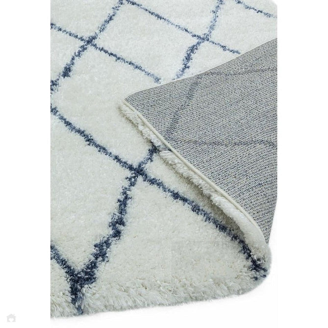 Alto AL03 Modern Moroccan Berber Soft Plush Boho Shaggy Cream/Blue Rug-Asiatic Carpets-Rug Love - The Most Loved Rug Store