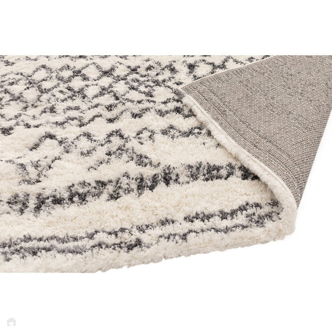 Alto AL04 Modern Moroccan Berber Soft Plush Boho Shaggy Cream/Grey Rug-Asiatic Carpets-Rug Love - The Most Loved Rug Store