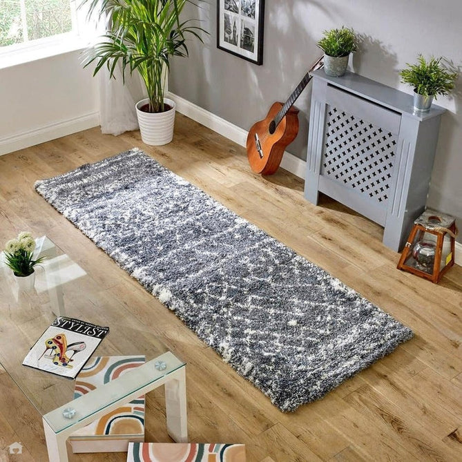 Alto AL05 Modern Moroccan Berber Soft Plush Boho Shaggy Grey/Cream Rug-Asiatic Carpets-Rug Love - The Most Loved Rug Store
