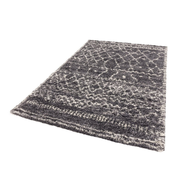 Alto AL05 Modern Moroccan Berber Soft Plush Boho Shaggy Grey/Cream Rug-Asiatic Carpets-Rug Love - The Most Loved Rug Store