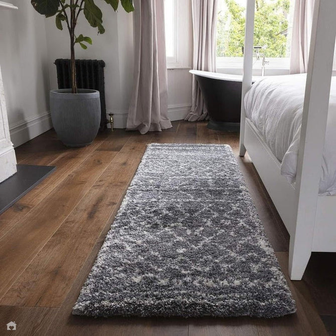 Alto AL05 Modern Moroccan Berber Soft Plush Boho Shaggy Grey/Cream Rug-Asiatic Carpets-Rug Love - The Most Loved Rug Store