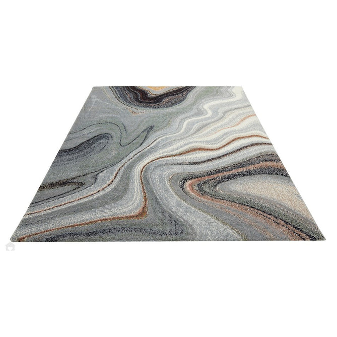 Amara AMA104 Modern Abstract Marbled Granite Stone High-Density Soft-Touch Polyester Sage/Grey Rug-Concept Looms-Rug Love - The Most Loved Rug Store