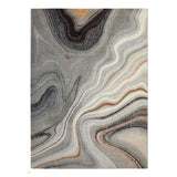 Amara AMA104 Modern Abstract Marbled Granite Stone High-Density Soft-Touch Polyester Sage/Grey Rug