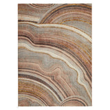 Amara AMA108 Modern Abstract Marbled Granite Stone High-Density Soft-Touch Polyester Blush/Grey Rug