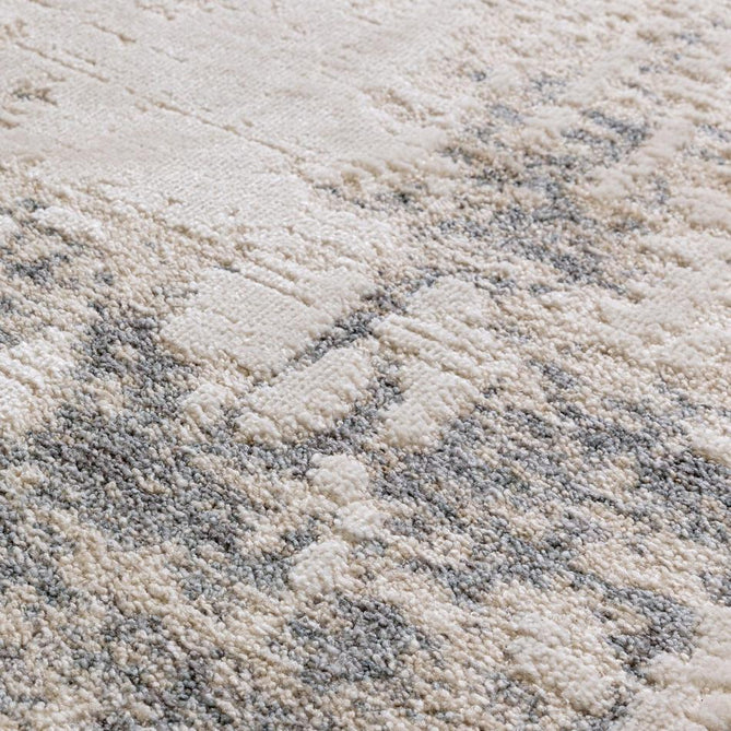 Anders AN01 Modern Abstract Distressed Space-Dyed Shimmer Soft Raised Textured Low Profile Short Pile Polyblend Ivory/Grey/Beige/Taupe Rug-Asiatic Carpets-Rug Love - The Most Loved Rug Store