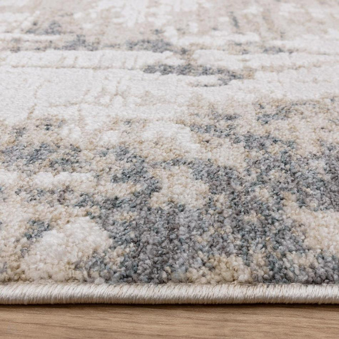 Anders AN01 Modern Abstract Distressed Space-Dyed Shimmer Soft Raised Textured Low Profile Short Pile Polyblend Ivory/Grey/Beige/Taupe Rug-Asiatic Carpets-Rug Love - The Most Loved Rug Store