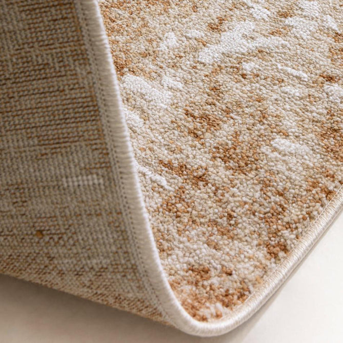 Anders AN02 Modern Abstract Distressed Shimmer Soft Raised Textured Low Profile Short Pile Polyester Beige/Cream/Honey Brown Rug-Asiatic Carpets-Rug Love - The Most Loved Rug Store