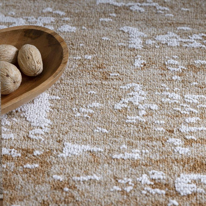 Anders AN03 Modern Abstract Distressed Shimmer Soft Raised Textured Low Profile Short Pile Polyester Beige/Cream/Sand Rug-Asiatic Carpets-Rug Love - The Most Loved Rug Store