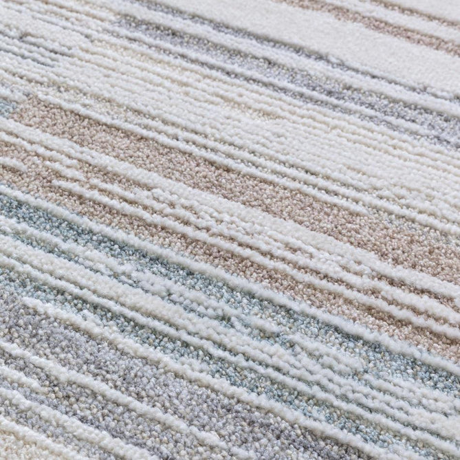 Anders AN09 Modern Abstract Linear Stripe Block Distressed Space-Dyed Shimmer Soft Raised Textured Low Profile Short Pile Polyblend Ivory/Taupe/Grey/Blue/Gold Rug-Asiatic Carpets-Rug Love - The Most Loved Rug Store