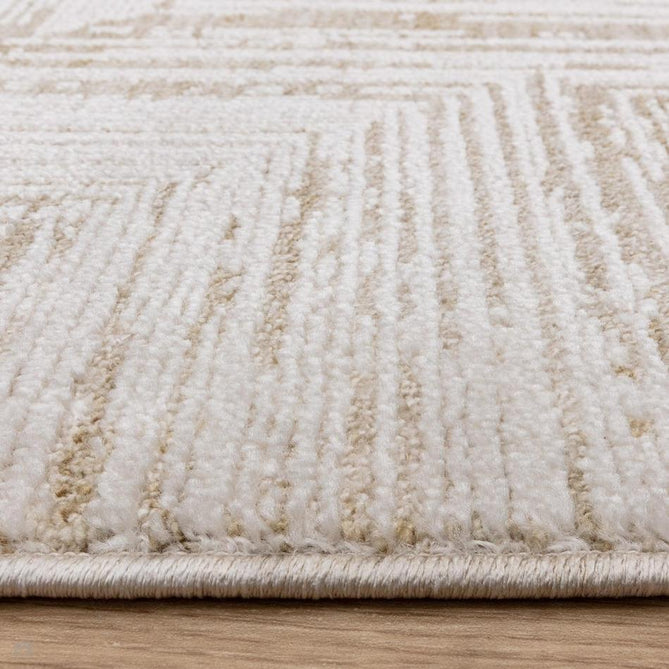 Anders AN12 Modern Abstract Distressed Shimmer Soft Raised Textured Low Profile Short Pile Polyester Cream/Warm Beige/Taupe Rug-Asiatic Carpets-Rug Love - The Most Loved Rug Store