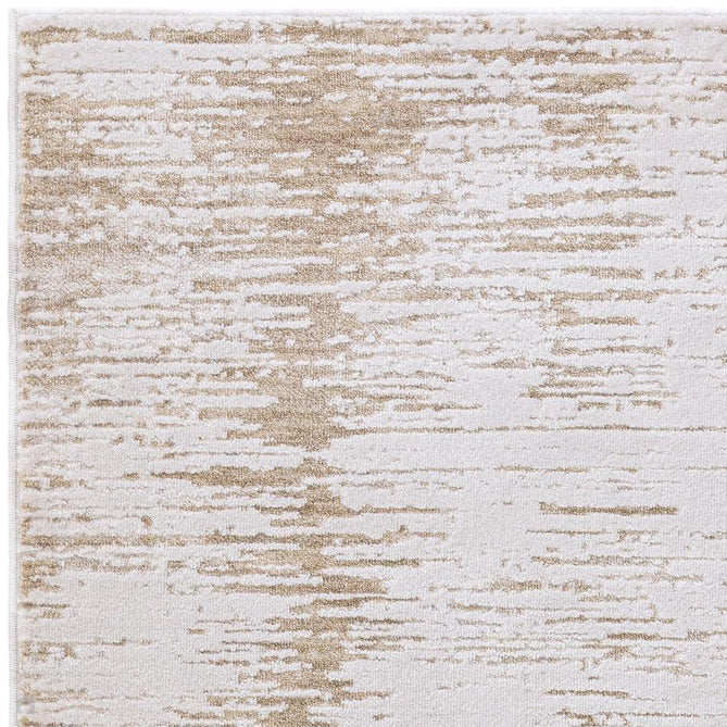 Anders AN13 Modern Vertical Striation Brushstroke Distressed Space-Dyed Shimmer Soft Raised Textured Low Profile Short Pile Polyblend Soft Beige/Cream/Taupe Rug-Asiatic Carpets-Rug Love - The Most Loved Rug Store
