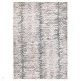 Anders AN15 Modern Abstract Distressed Shimmer Soft Raised Textured Low Profile Short Pile Polyester Blue Rug
