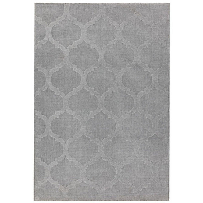 Antibes AN01 Trellis Modern Geometric Durable Stain-Resistant Weatherproof Flatweave In-Outdoor Grey Rug-Asiatic Carpets-Rug Love - The Most Loved Rug Store