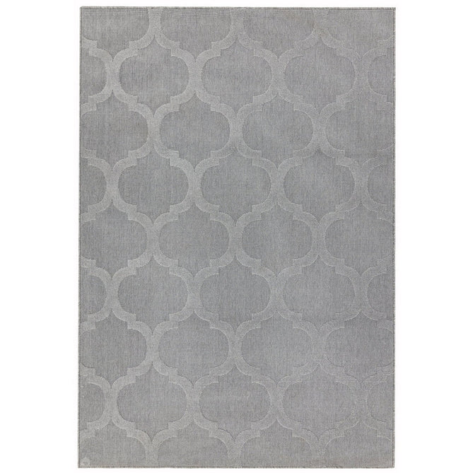 Antibes AN01 Trellis Modern Geometric Durable Stain-Resistant Weatherproof Flatweave In-Outdoor Grey Rug-Asiatic Carpets-Rug Love - The Most Loved Rug Store