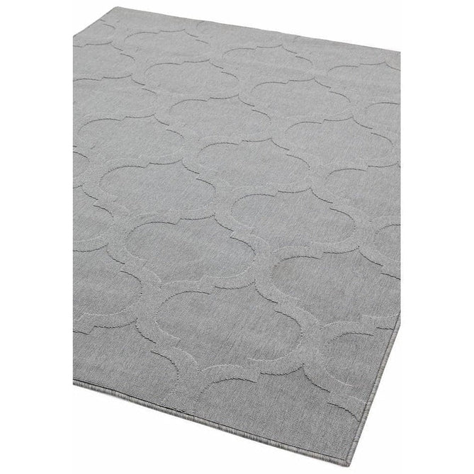 Antibes AN01 Trellis Modern Geometric Durable Stain-Resistant Weatherproof Flatweave In-Outdoor Grey Rug-Asiatic Carpets-Rug Love - The Most Loved Rug Store