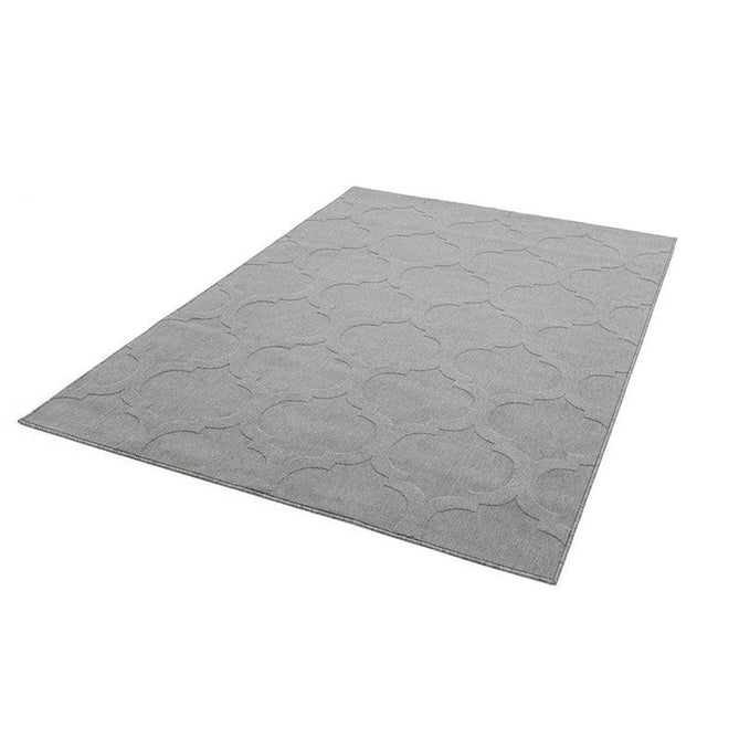 Antibes AN01 Trellis Modern Geometric Durable Stain-Resistant Weatherproof Flatweave In-Outdoor Grey Rug-Asiatic Carpets-Rug Love - The Most Loved Rug Store