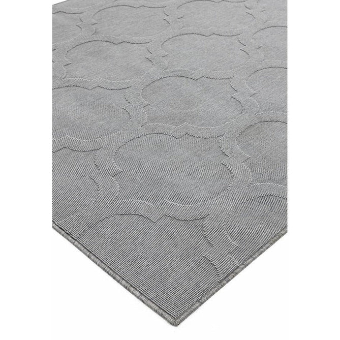 Antibes AN01 Trellis Modern Geometric Durable Stain-Resistant Weatherproof Flatweave In-Outdoor Grey Rug-Asiatic Carpets-Rug Love - The Most Loved Rug Store