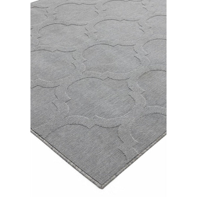 Antibes AN01 Trellis Modern Geometric Durable Stain-Resistant Weatherproof Flatweave In-Outdoor Grey Rug-Asiatic Carpets-Rug Love - The Most Loved Rug Store
