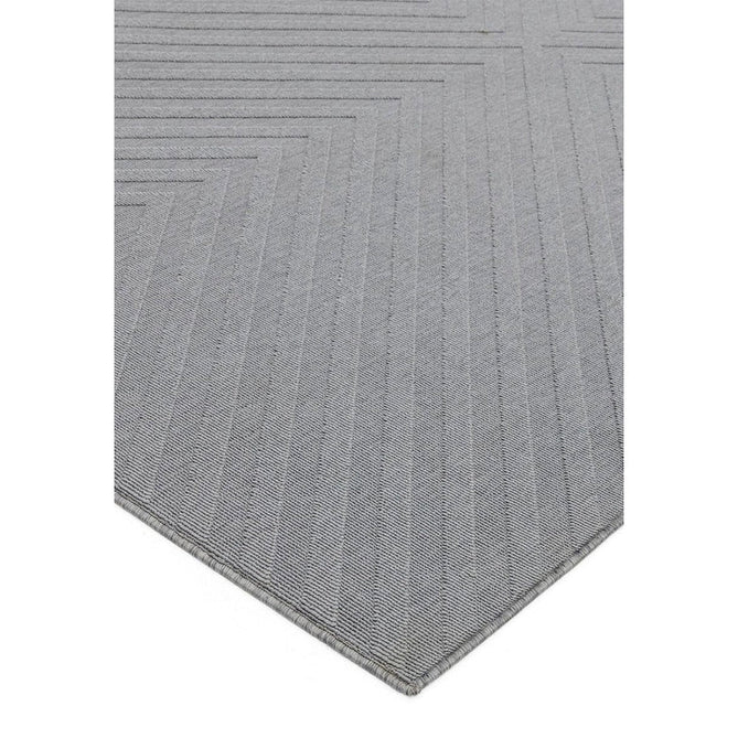 Antibes AN07 Arrow Modern Geometric Durable Stain-Resistant Weatherproof Flatweave In-Outdoor Light Grey Rug-Asiatic Carpets-Rug Love - The Most Loved Rug Store