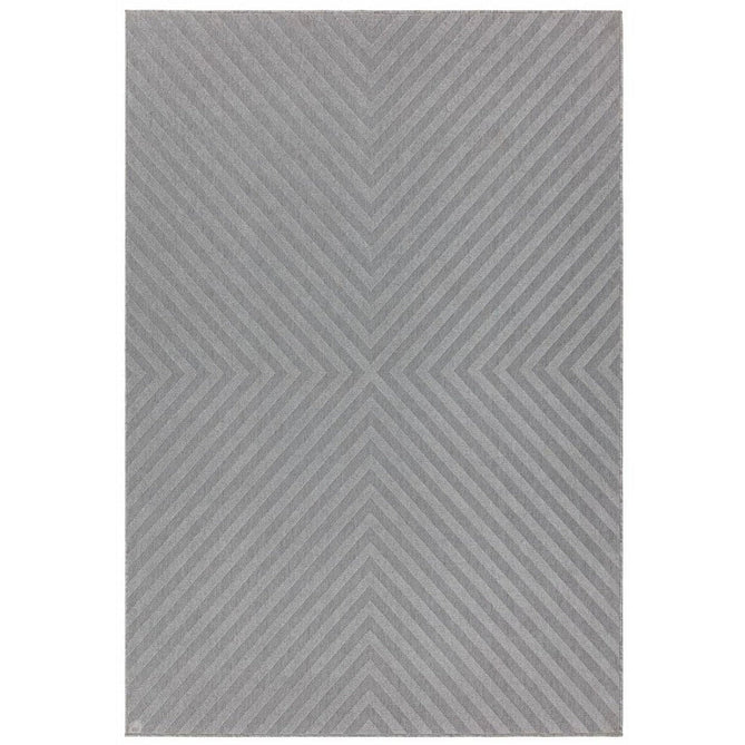 Antibes AN07 Arrow Modern Geometric Durable Stain-Resistant Weatherproof Flatweave In-Outdoor Light Grey Rug-Asiatic Carpets-Rug Love - The Most Loved Rug Store