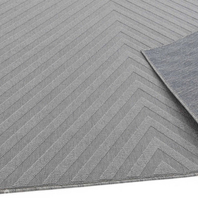 Antibes AN07 Arrow Modern Geometric Durable Stain-Resistant Weatherproof Flatweave In-Outdoor Light Grey Rug-Asiatic Carpets-Rug Love - The Most Loved Rug Store