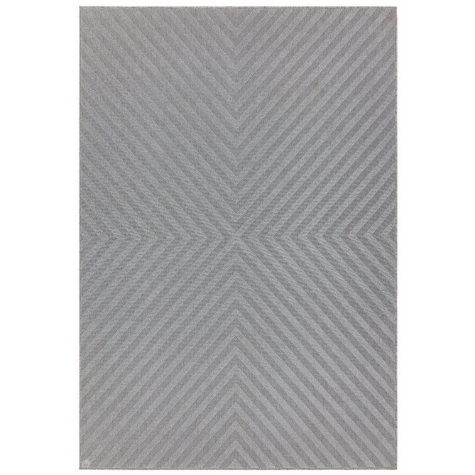 Antibes AN07 Arrow Modern Geometric Durable Stain-Resistant Weatherproof Flatweave In-Outdoor Light Grey Rug-Asiatic Carpets-Rug Love - The Most Loved Rug Store