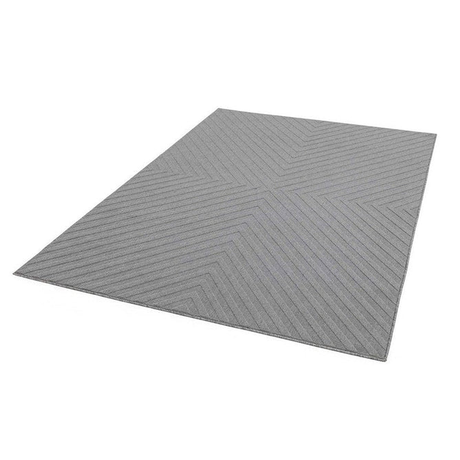 Antibes AN07 Arrow Modern Geometric Durable Stain-Resistant Weatherproof Flatweave In-Outdoor Light Grey Rug-Asiatic Carpets-Rug Love - The Most Loved Rug Store
