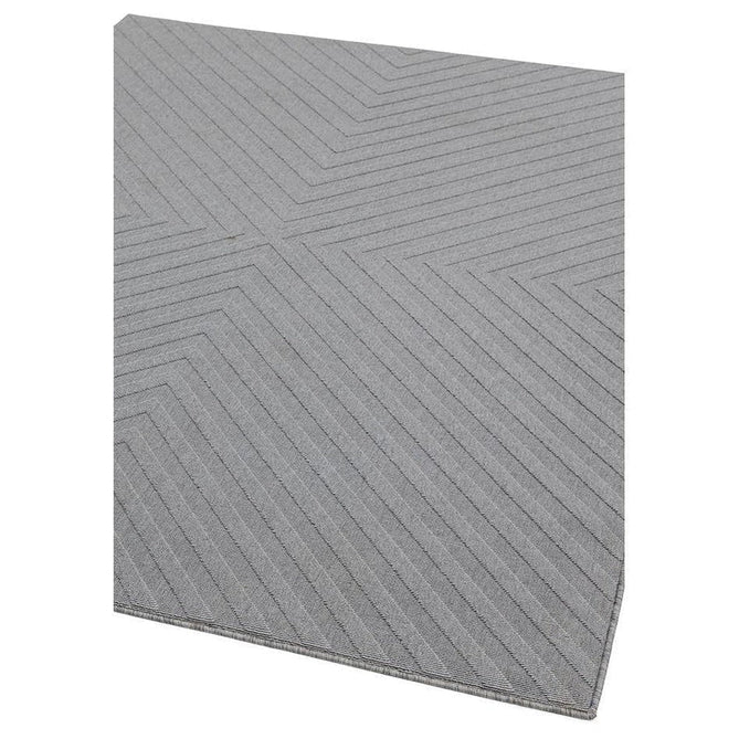 Antibes AN07 Arrow Modern Geometric Durable Stain-Resistant Weatherproof Flatweave In-Outdoor Light Grey Rug-Asiatic Carpets-Rug Love - The Most Loved Rug Store
