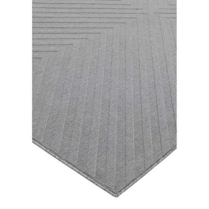 Antibes AN07 Arrow Modern Geometric Durable Stain-Resistant Weatherproof Flatweave In-Outdoor Light Grey Rug-Asiatic Carpets-Rug Love - The Most Loved Rug Store