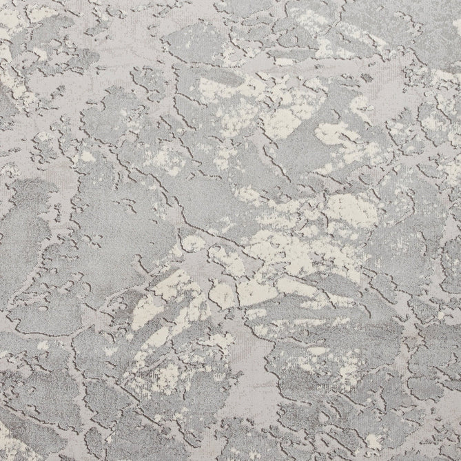 Apollo 2677 Modern Abstract Distressed Marble Metallic Shimmer High-Density Textured Low Profile Short-Pile Grey/Silver/Ivory Rug-Think Rugs-Rug Love - The Most Loved Rug Store