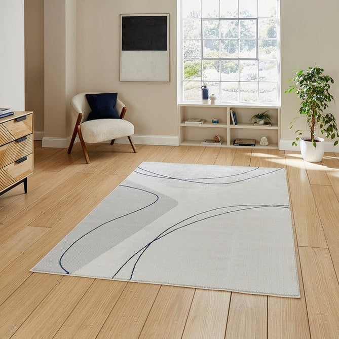 Apollo E9974 Modern Abstract Distressed Marble Metallic Shimmer High-Density Textured Low Profile Short-Pile Grey/Blue Rug-Think Rugs-Rug Love - The Most Loved Rug Store