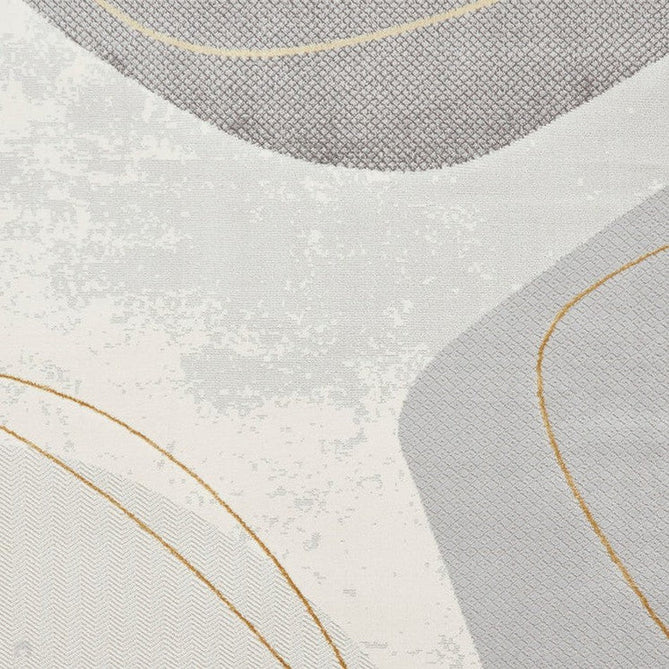 Apollo E9974 Modern Abstract Distressed Marble Metallic Shimmer High-Density Textured Low Profile Short-Pile Grey/Gold Rug-Think Rugs-Rug Love - The Most Loved Rug Store