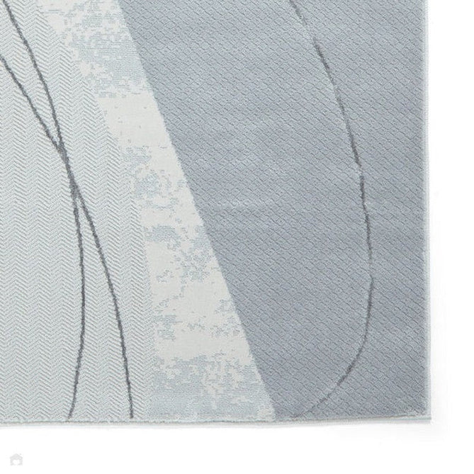 Apollo E9974 Modern Abstract Distressed Marble Metallic Shimmer High-Density Textured Low Profile Short-Pile Grey/Silver Rug-Think Rugs-Rug Love - The Most Loved Rug Store