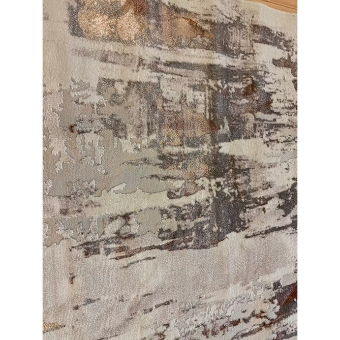 Apollo GR579 Modern Abstract Distressed Metallic Shimmer High-Density Textured Low Profile Short-Pile Beige/Grey/Bronze/Terra/Brown/Cream Rug-Think Rugs-Rug Love - The Most Loved Rug Store