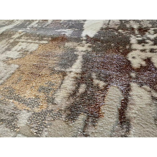 Apollo GR579 Modern Abstract Distressed Metallic Shimmer High-Density Textured Low Profile Short-Pile Beige/Grey/Bronze/Terra/Brown/Cream Rug-Think Rugs-Rug Love - The Most Loved Rug Store