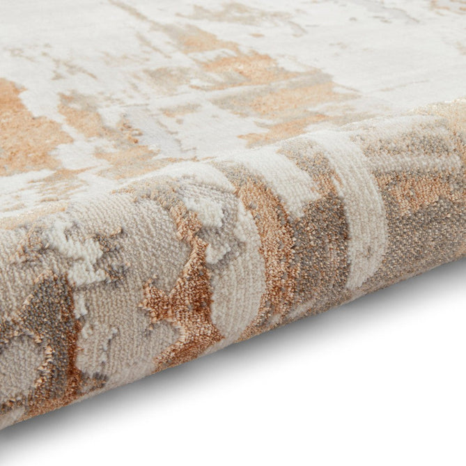 Apollo GR579 Modern Abstract Distressed Metallic Shimmer High-Density Textured Low Profile Short-Pile Beige/Grey/Bronze/Terra/Brown/Cream Rug-Think Rugs-Rug Love - The Most Loved Rug Store