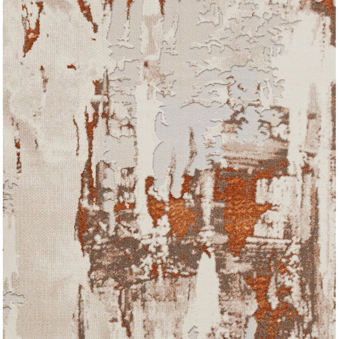 Apollo GR579 Modern Abstract Distressed Metallic Shimmer High-Density Textured Low Profile Short-Pile Beige/Grey/Bronze/Terra/Brown/Cream Rug-Think Rugs-Rug Love - The Most Loved Rug Store