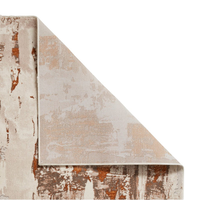 Apollo GR579 Modern Abstract Distressed Metallic Shimmer High-Density Textured Low Profile Short-Pile Beige/Grey/Bronze/Terra/Brown/Cream Rug-Think Rugs-Rug Love - The Most Loved Rug Store