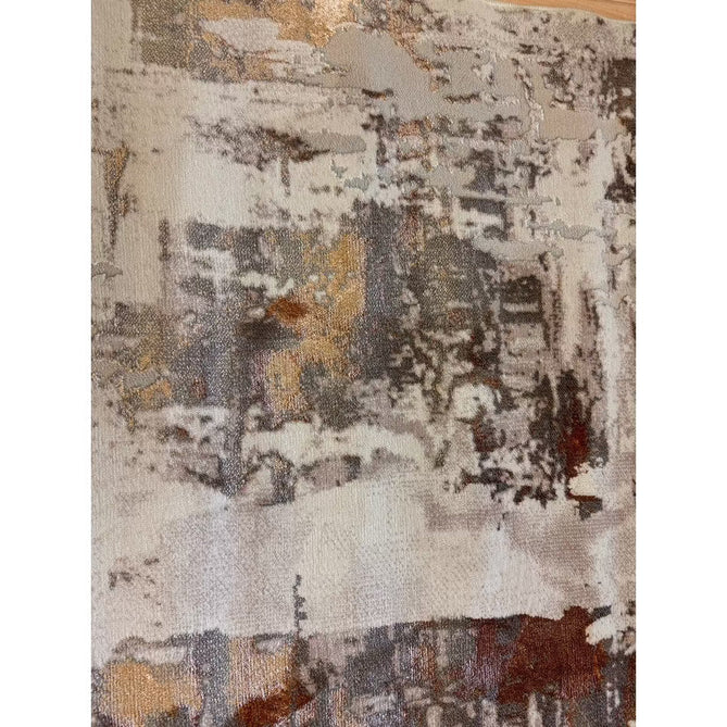 Apollo GR579 Modern Abstract Distressed Metallic Shimmer High-Density Textured Low Profile Short-Pile Beige/Grey/Bronze/Terra/Brown/Cream Rug-Think Rugs-Rug Love - The Most Loved Rug Store